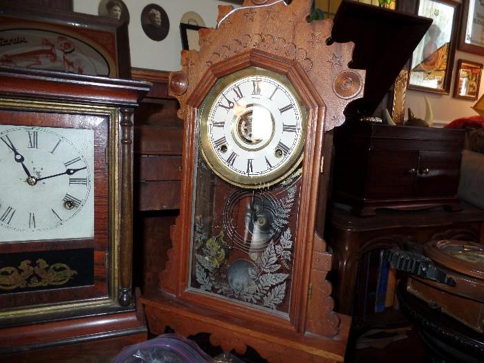 vintage clock, works