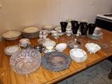 SOME of the dishes and glassware!!!!!!