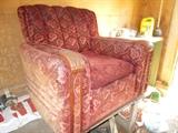 1940's Upholstered Chair that matches Sofa pictured earlier!!!!!!