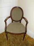 Formal Arm Chair - needs new upholstery!! Update: NOT FOR SALE - Family has decided to keep this chair.
