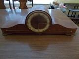 Vintage Mantle Clock - has key - needs a little TLC!