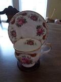 ROSINA - Queen's Pattern Cup and Saucer - very pretty!
