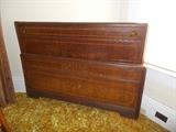 Depression Era Bed - has side rails and slats