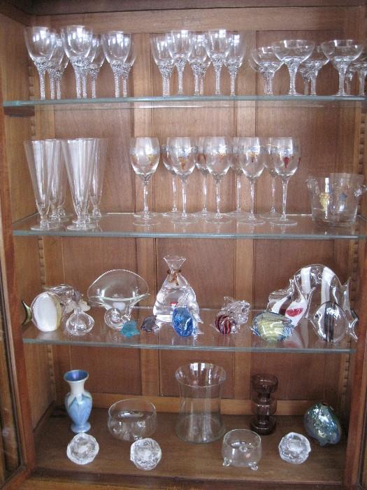 Crystal by Stuben, Lalique, Daum, Tiffany & Co, Kate Spade and others.