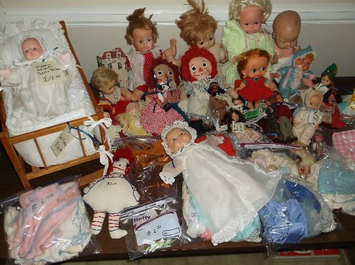 Vintage doll collection