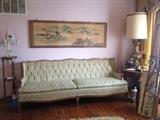 Antique Sofa, Japanese Wall Screen