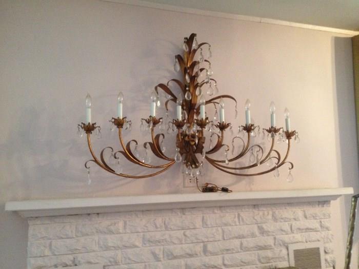 9 Light Wall Sconce