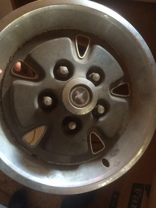 Set of 1970 Ford Mustang Hubcaps