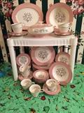 Homer Laughlin Eggshell Cavalier Springtime China Set