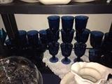 Cobalt Blue Stemware