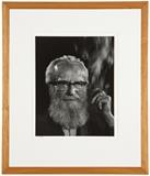 1005  Yousuf Karsh (1908-2002 Canadian)
''Edward Steichen'', signed in ink on the mount lower left: Karsh, artist's studio stamp on the mounting board and titled and dated in pencil: 1965, gelatin silver print on paper under glass, paper size: 19.75'' H x 15.75'' W, est: $1500/2500

Provenance: sale, Christie's, New York, NY, 5 October 1994, lot 199 ($2,300); acquired by the present owner from the above.  Condition: Visual: Generally good condition. Photograph mounted as stated and the mounting board tipped onto a second mat.    Your bid indicates acceptance of our Conditions of Sale.  AS-IS.  ALL SALES FINAL