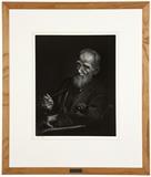 1082  Yousuf Karsh (1908-2002 Canadian)
''George Bernard Shaw'', signed in ink on the mount lower left: Karsh, artist's studio stamp on the mounting board and titled and dated in pencil: 1943, numbered on the board backing: 3253, gelatin silver print on paper under glass, paper size: 19.75'' H x 15.75'' W, est: $1500/2500

Note: Likely a later impression.  Provenance: Private Collection, Los Angeles, CA.  Condition: Visual: Generally good condition. Photograph mounted as stated.    Your bid indicates acceptance of our Conditions of Sale.  AS-IS.  ALL SALES FINAL