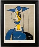 1121  Roy Lichtenstein (1923-1997 New York, NY)
''Femme au Chapeau (Woman with Hat)'',  1962, signed in ink lower center: R. Lichtenstein, printed title in the lower center margin, offset lithograph on paper under Plexiglas, image size: 24.25'' H x 20'' W, est: $700/900

Literature: Shorewood Publishers, Inc., New York, NY.  Provenance: Private Collection, Las Vegas, NV.  Condition: Visual: Generally good condition. A 4'' crease in the paper in the lower left corner resulting in minor ink loss. Other minor handling creases along the upper and lower edges. Not examined out of the frame.  Your bid indicates acceptance of our Conditions of Sale.  AS-IS.  ALL SALES FINAL