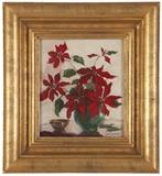 1201  George Spangenberg (1907-1964 San Diego, CA)
''The Copper Bowl'', signed lower right: G. Spangenberg, signed again and titled verso, oil on canvas laid to artist board, 9.5'' H x 7.75'' W, est: $800/1200

Provenance: Estate of Charles Augustus Hill, Point Loma, CA, acquired directly from the artist in exchange for room and board.  Condition: Visual: Generally good condition.  Blacklight: No evidence of restoration under blacklight.  Your bid indicates acceptance of our Conditions of Sale.  AS-IS.  ALL SALES FINAL