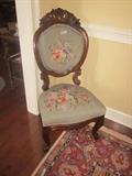 Victorian needlepoint chair