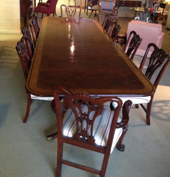 Baker Dining room table and chairs