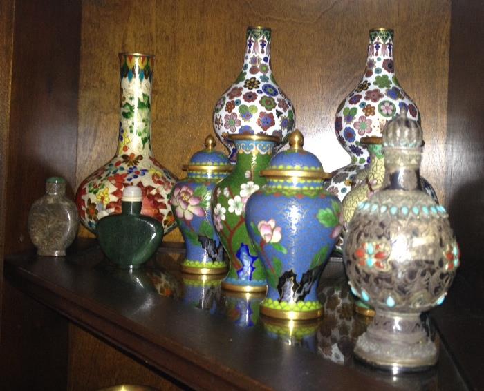 Chinese vases and snuff bottles