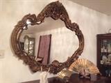 Check out this amazing mirror! Now that's a statement piece! 
