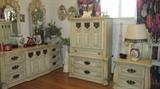 BASSETT FRENCH PROVINCIAL 4 PIECE KING BEDROOM SUIT