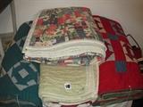 SEVERAL QUILTS