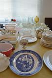 Vintage serving dishes.