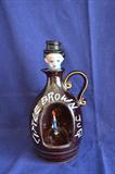 Musical liquor bottle plays "Little Brown Jug" Cheers!