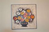 Painting signed BOWEN. 36 X 36 approximate size