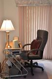 Desk and computer chair