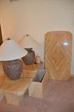Marble table set. Made in Italy. HEAVY!!