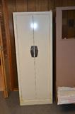 Metal storage cabinet