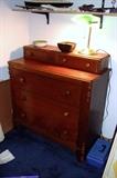 1890 Mahogany chest, American
