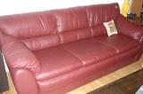 Like new! Brown leather couch