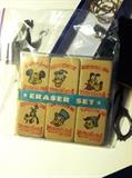 1970s Disney eraser set-still in package
