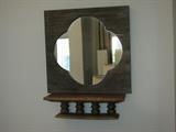 Decorative mirror and shelf (2)