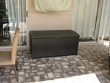 Patio storage box