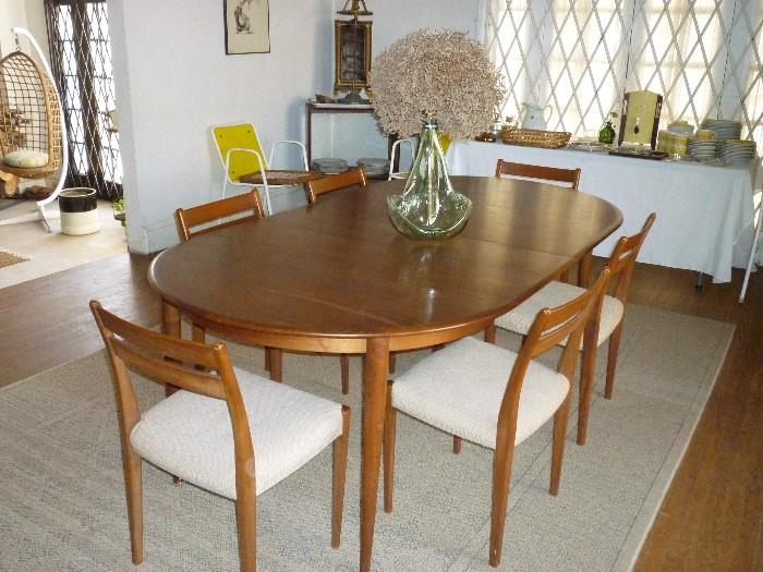 M&M Table and 7 Svegards Chairs