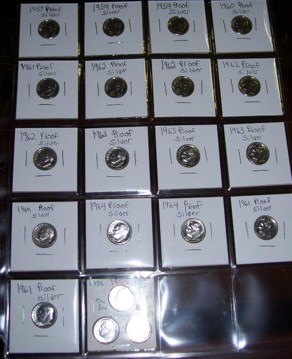 Silver Proof Dimes
