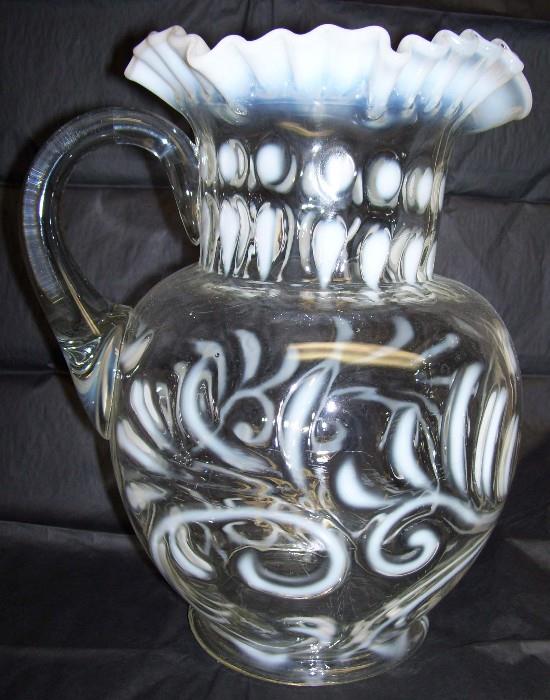Opalescent Water Pitcher