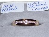 14ktyg Diamond Band