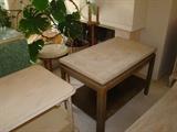 Marble top end table
