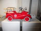 SFD Fire Engine Pedal Car!  Bell, hose!