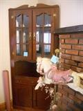 Corner Cupboard and Great "Carousel Horse" handcrafted in the 80's. 