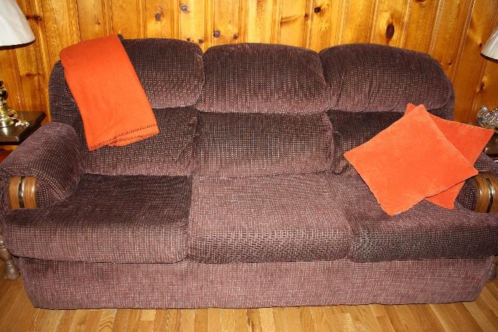 Couch and Matching Love Seat Very Good Condition and Comfortable!!