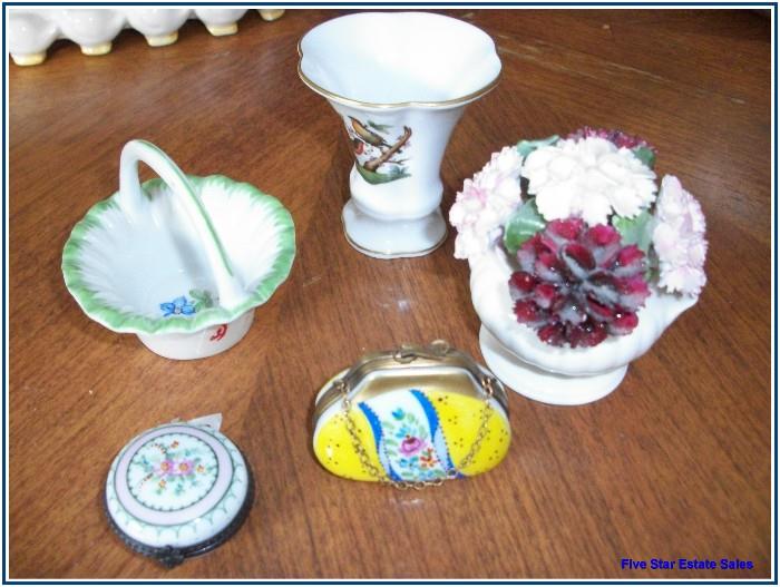 Lenox trinket boxes and others