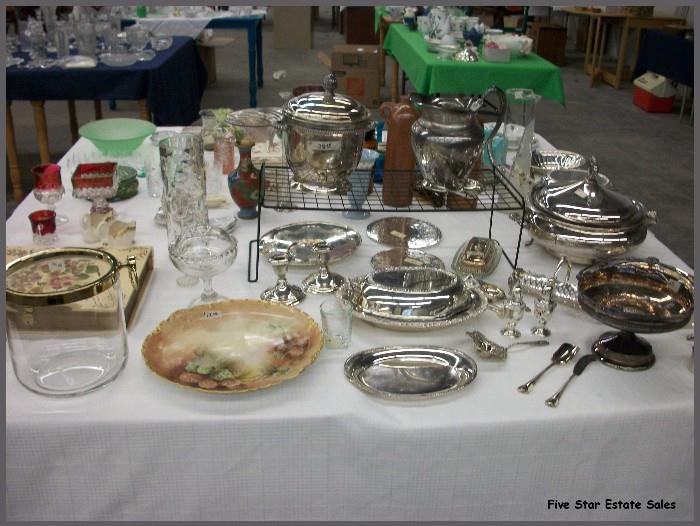 Table after table of newer and vintage treasures..
