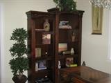 Grand Classic Library Bookcases (matching set on opposite wall)