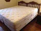 New King Size mattress and box springs, Thomasville headboard and bed frame sold separately