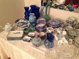 Spode Italian Blue 4 place settings NEW!, Van Briggle pottery, Frankoma