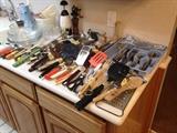 Stainless silverware, utensils, Pyrex, Fire King, Corning Ware and more!