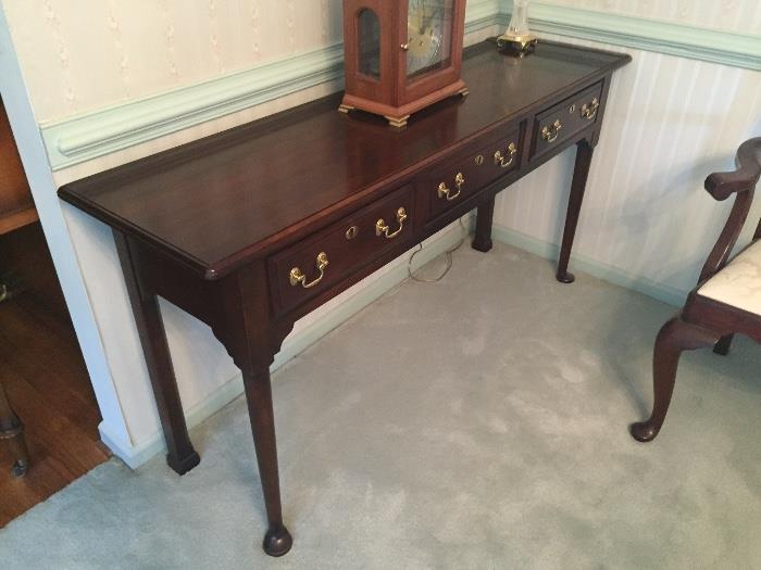 Stratton Console Table in Solid Mahogany